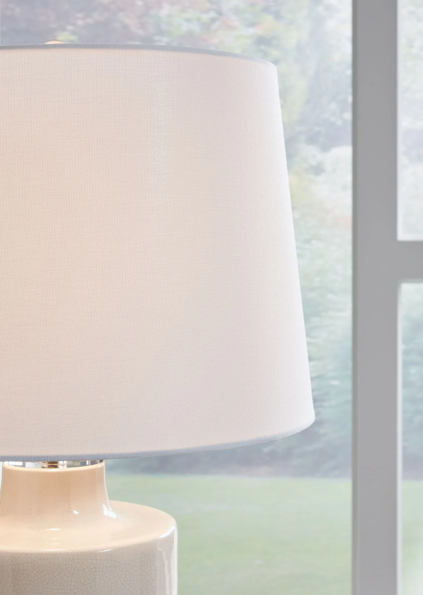 Cylener - Ceramic Table Lamp - Off White