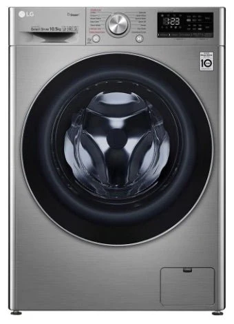 LG 220 volts Washer F4V5RYP2T 10.5 KG with Steam and Direct drive 220v 240 volts 50 hz