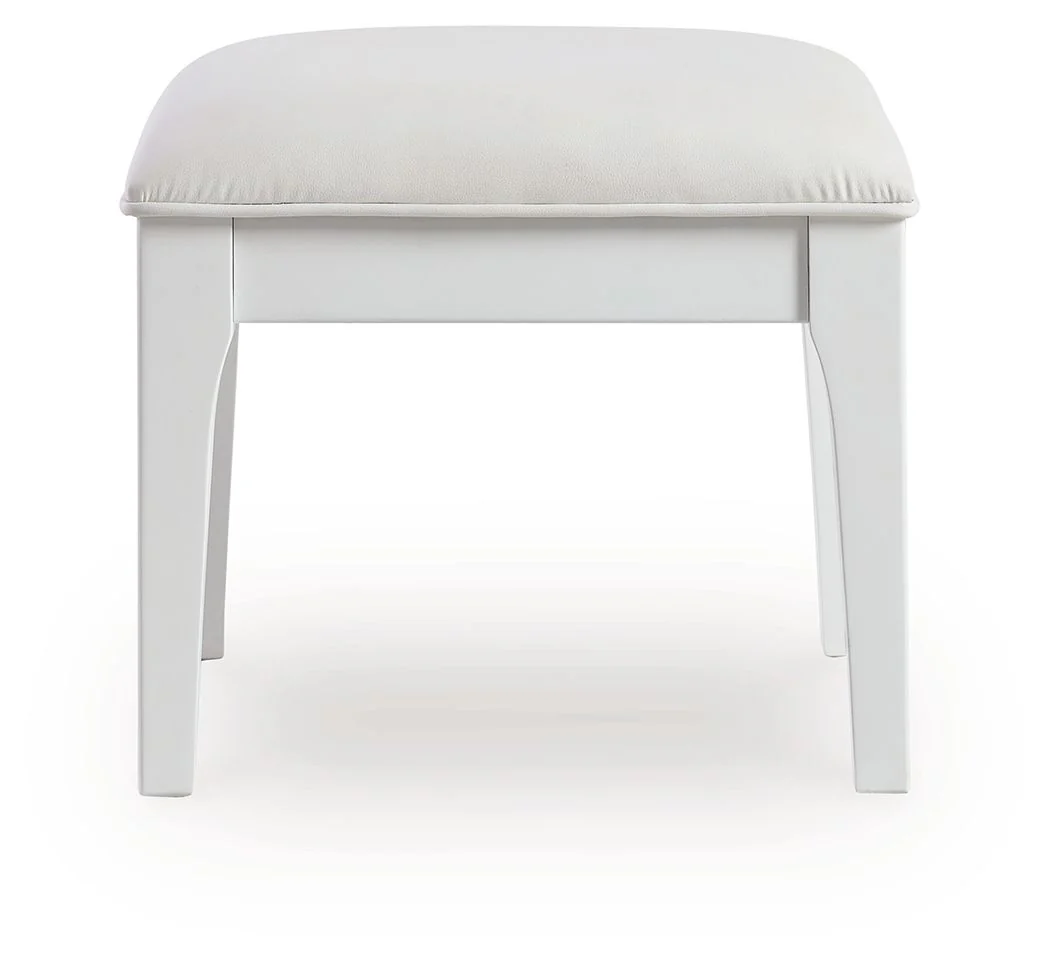 Chalanna - Vanity Stool - White
