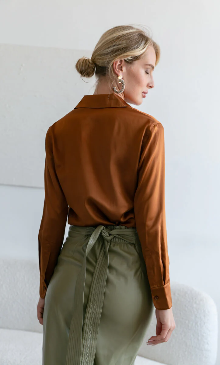 Monaco Silk Blouse - Seasonal Collection