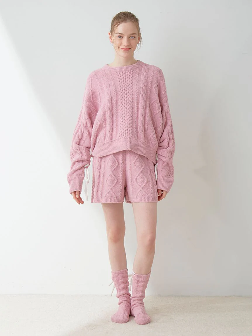 [Sweet] Aran Women's Soft Knit Lounge Shorts