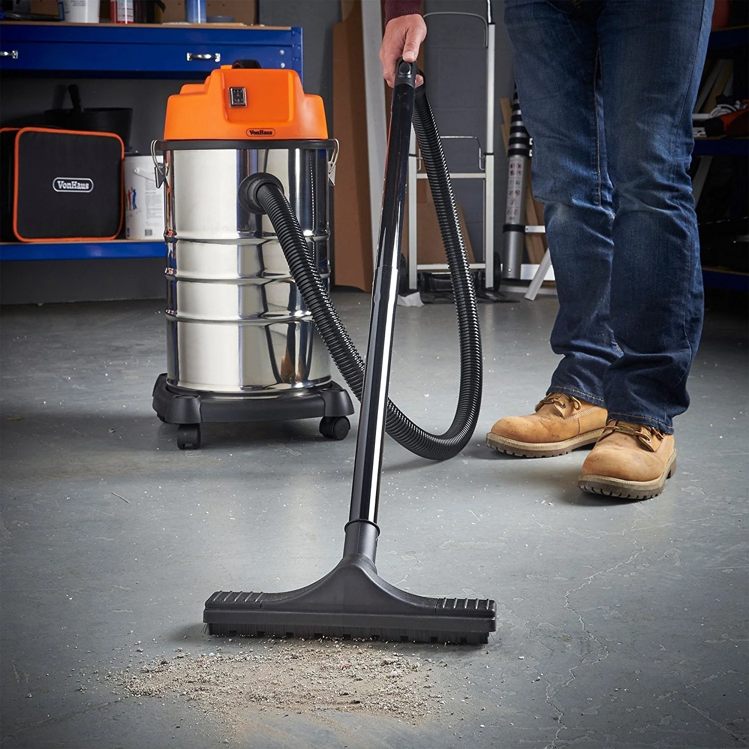 VonHaus 07646 Wet/Dry 1400-Watt Vacuum Cleaner for 220 Volts