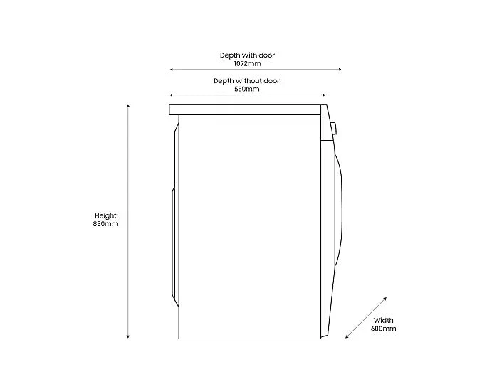 Samsung 220 Volt Washer 9KG Smart Addwash Steam 220v 50hz 240 volt washer WW90T554White