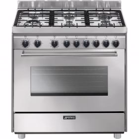 SMEG 220 volts gas Range SX96VJ-220V Pro Series Gas Range cooker oven 90CM Cast Iron 220v 240 volts