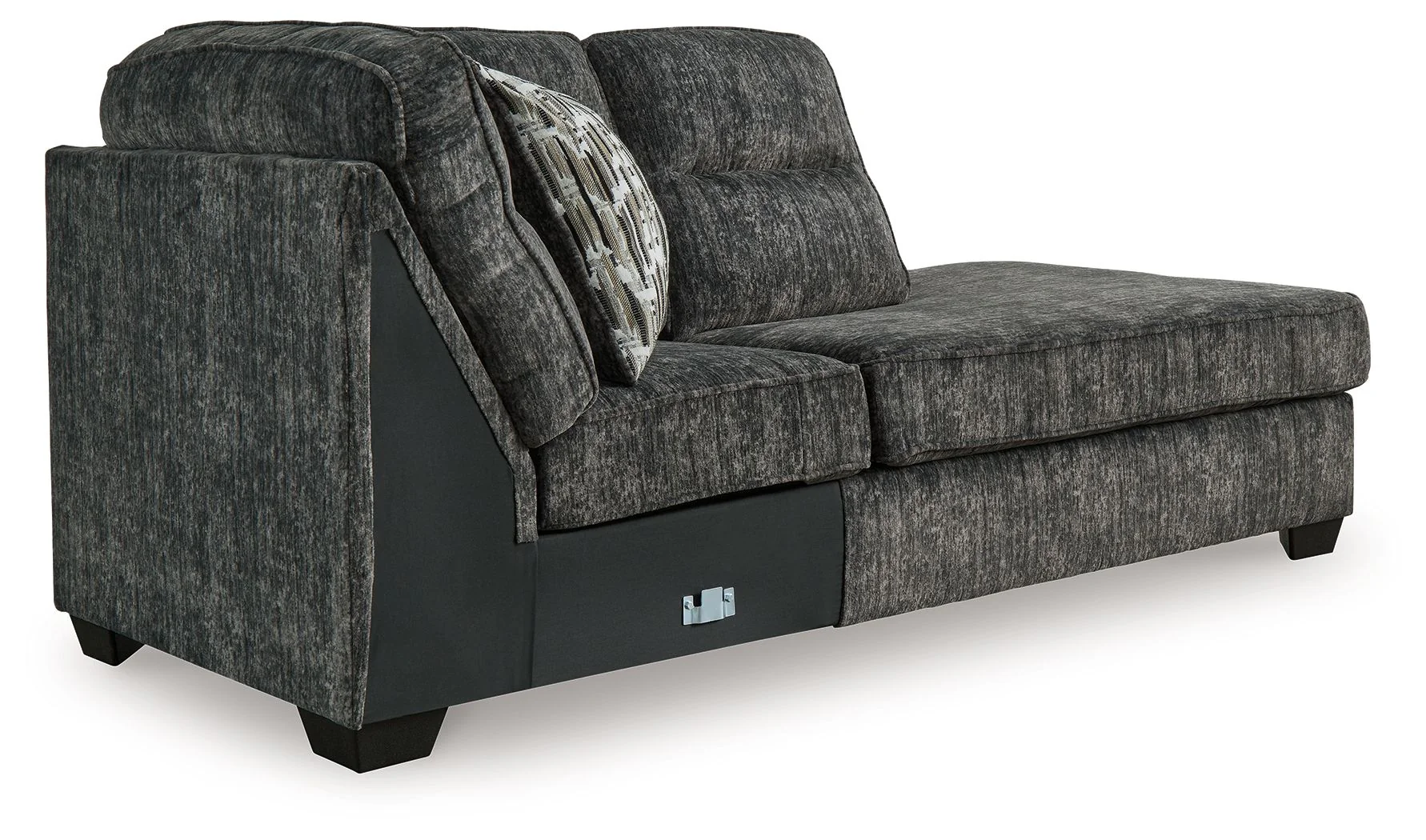 Lonoke - Raf Corner Chaise - Gunmetal
