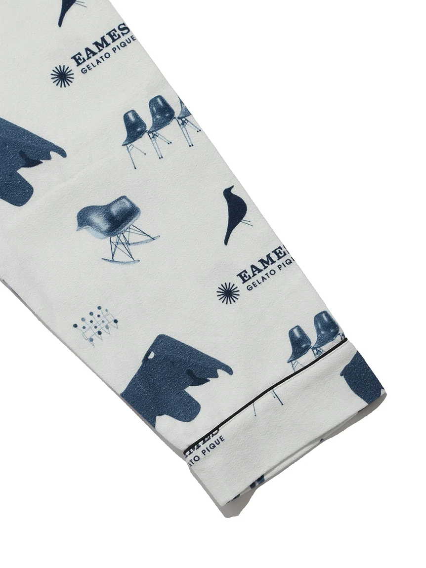 EAMES Chair Motif Mens Pajama Shirt