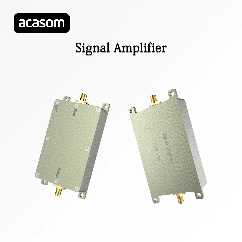 ACASOM 1.4GHz Drone Signal Amplifier - 10W 20W 40W 50W 100W RF High Power Amplifiers Wireless Signal Extender
