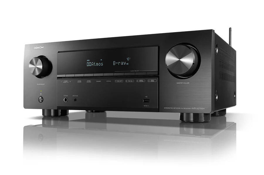 Denon AVC-X2700H 220 volt AV Receiver amplifier 7.2 Channel 8k bluetooth HEOS 220v 240 volt