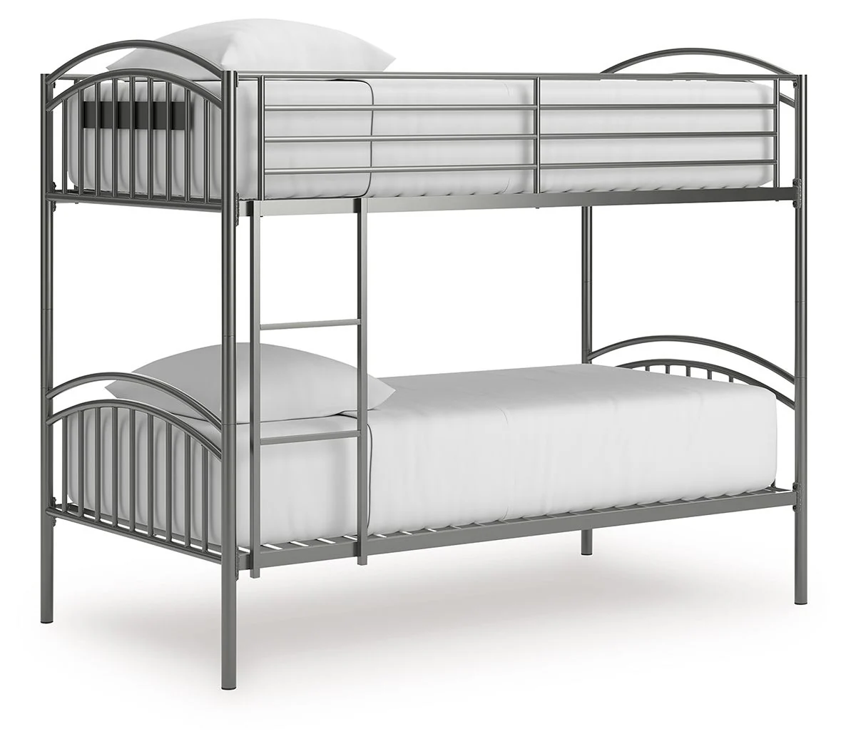 Lanceburg - Twin/Twin Bunk Bed With Ladder - Gray