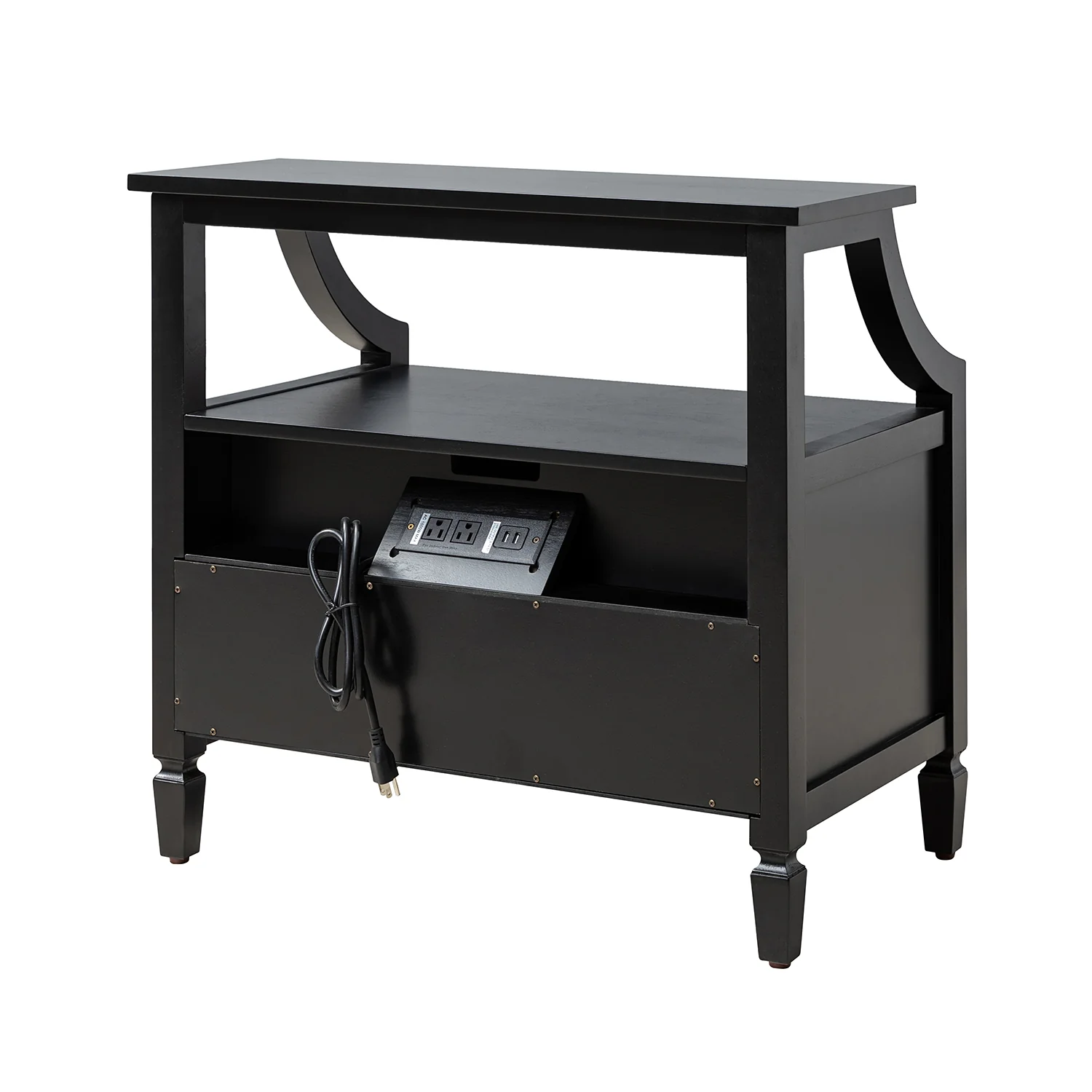 Bernadette Nightstand in Black
