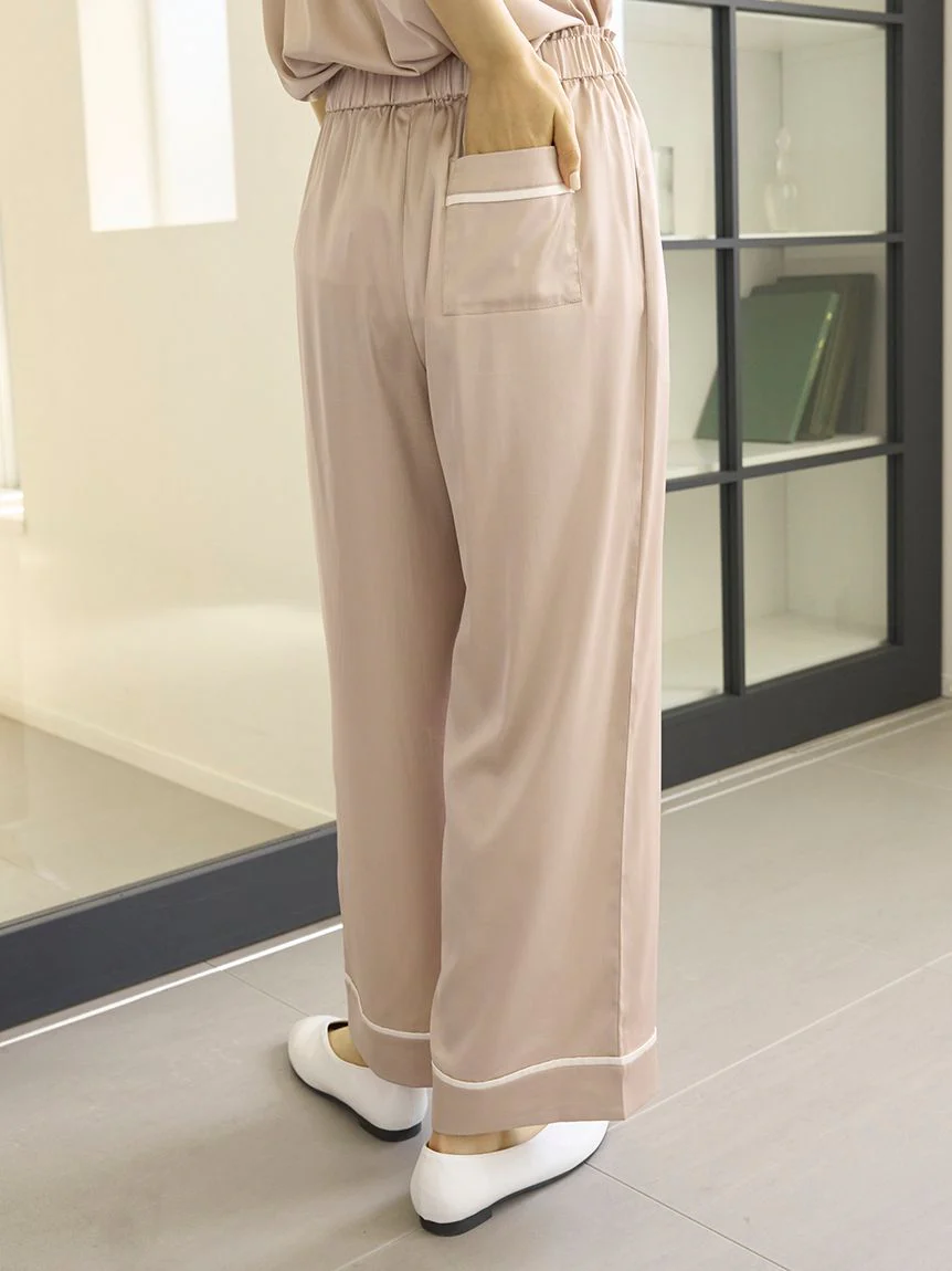 Cool-touch Satin Line Pants