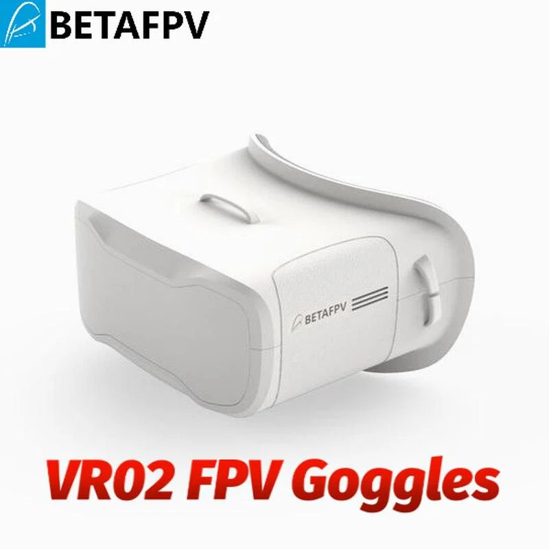 BETAFPV VR02 FPV Goggles - 4.3 inches 800*480px w/5.8GHz 40ch receiver for FPV racing or Model airplanes FPV Glasses