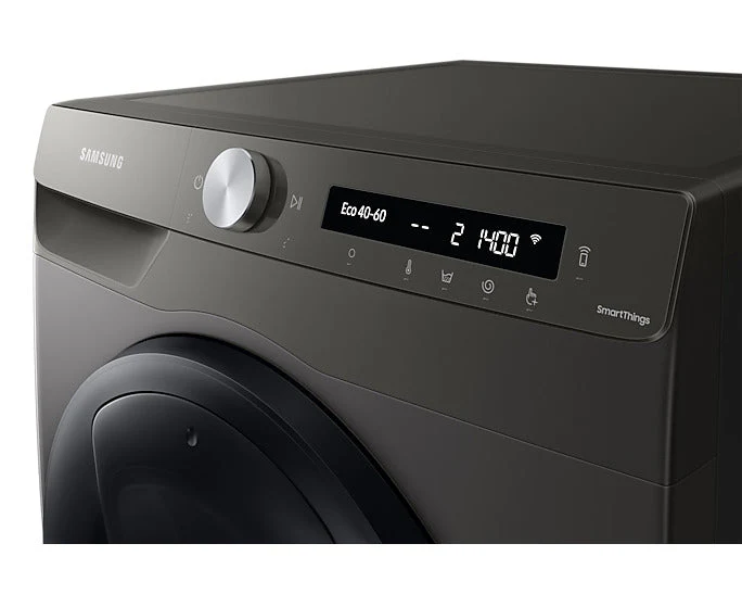 Samsung 220 volt washer front load silver 9 KG with ADD WASH WW90T55/220V/S1GR Silver Graphite Steam Wash Inverter 220v 240 volts 50 hz