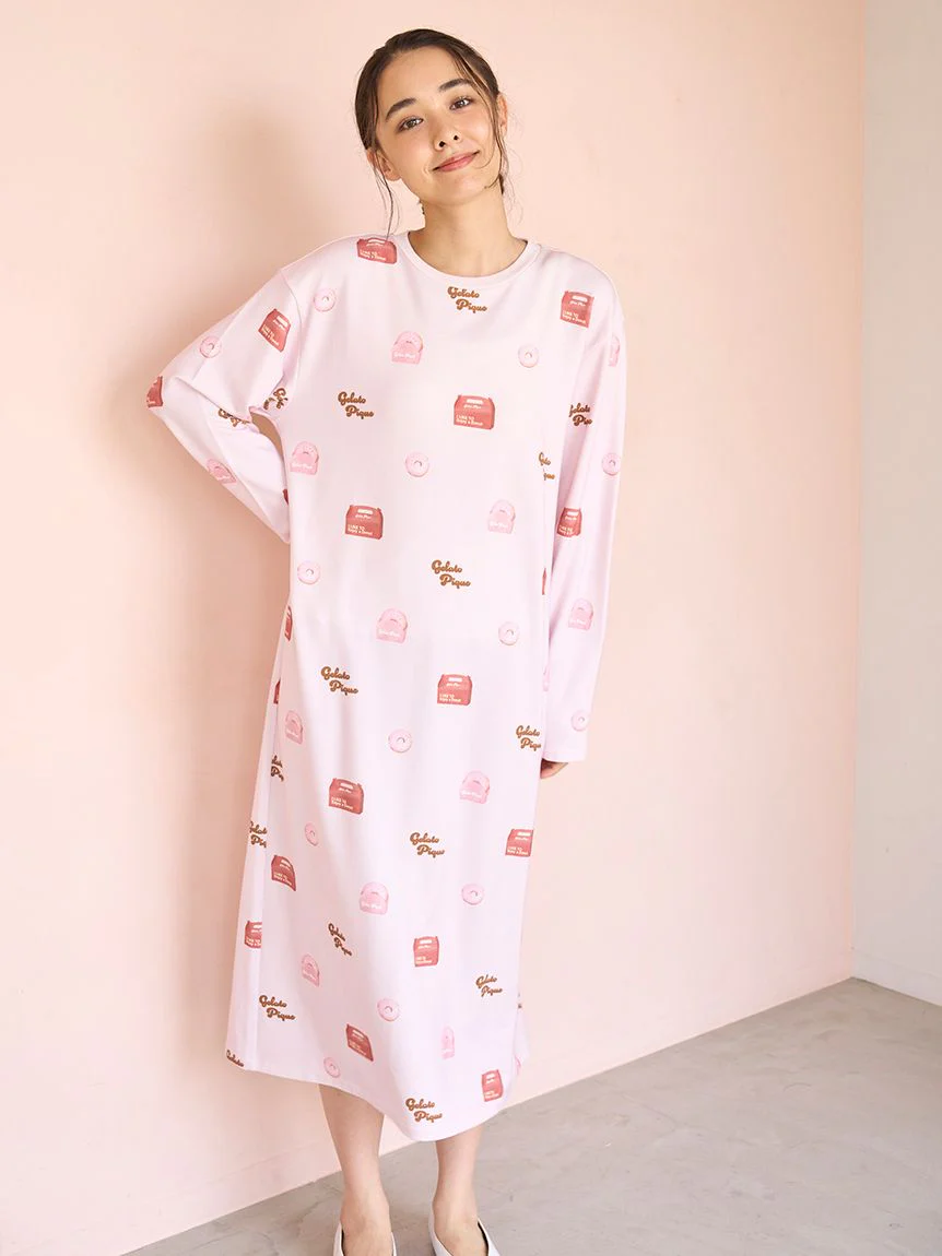 Donut Print Dress
