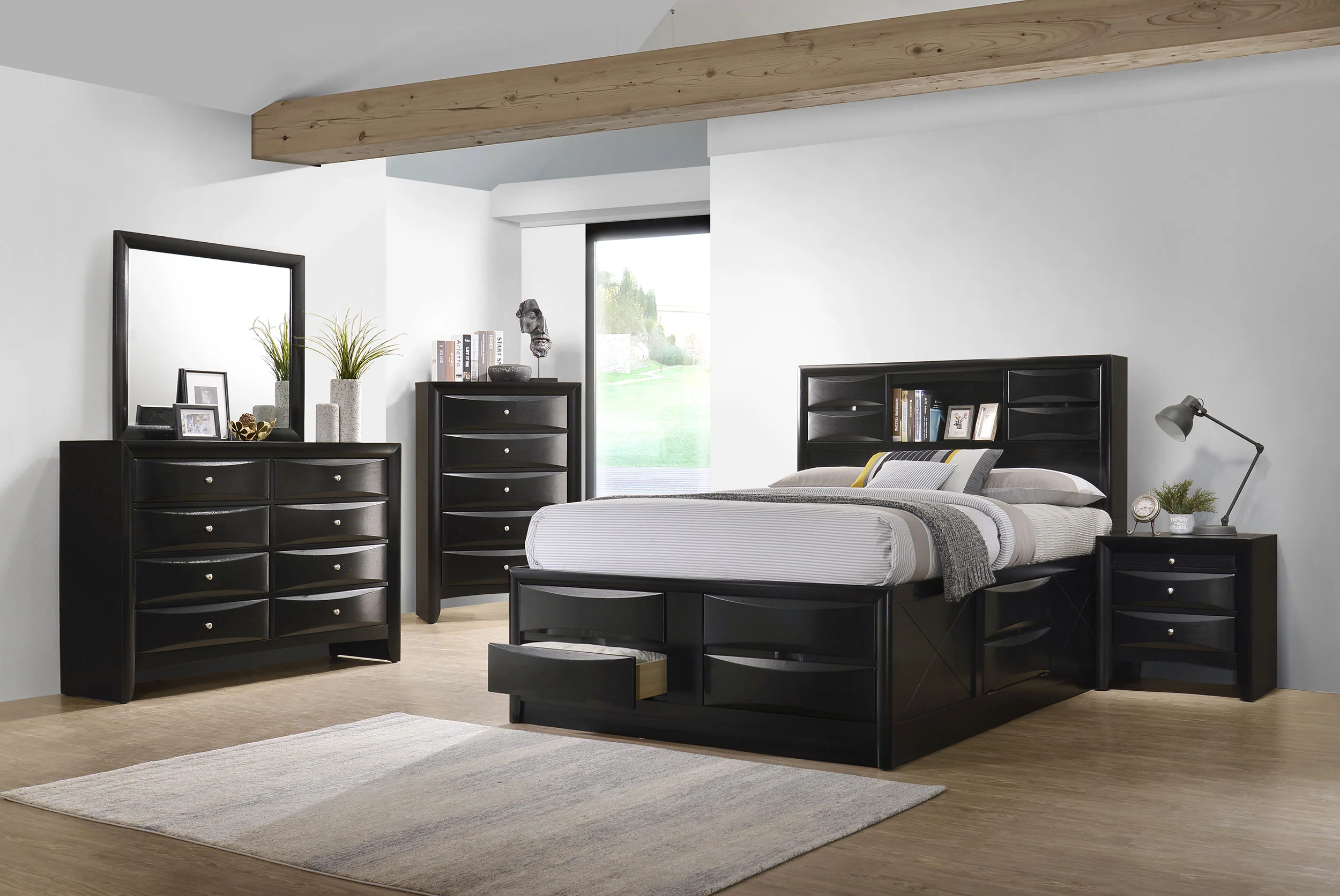 Briana Bedroom Set Black