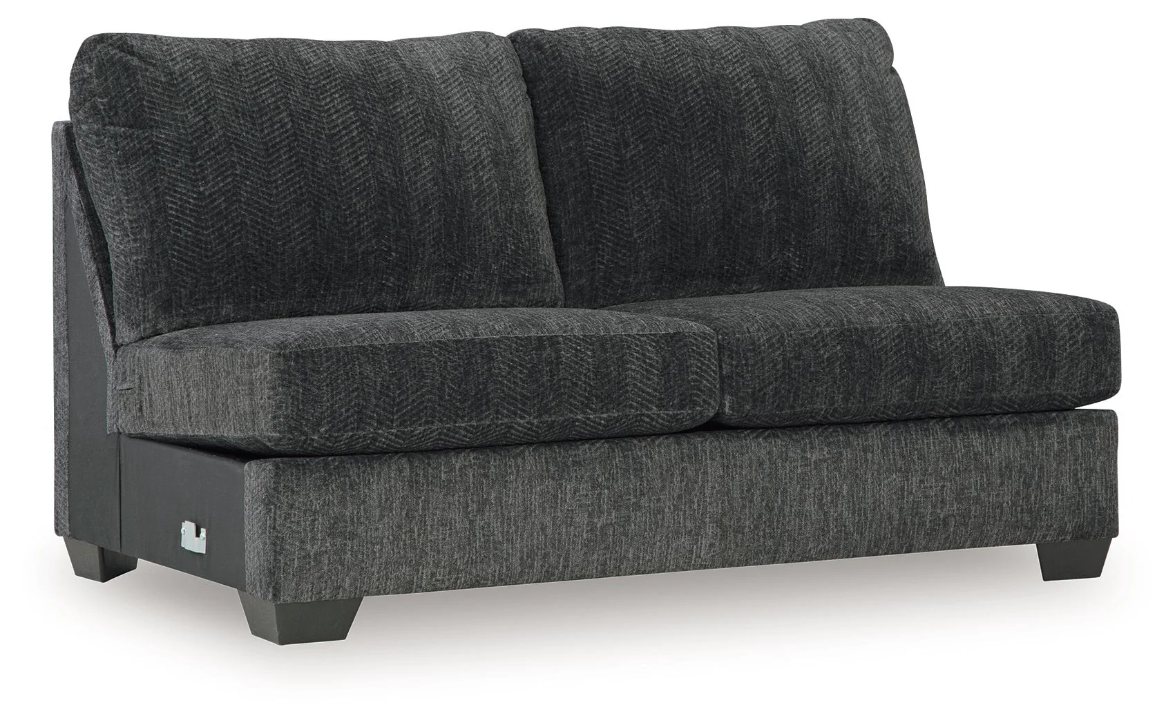 Hollyview - Armless Loveseat - Shadow