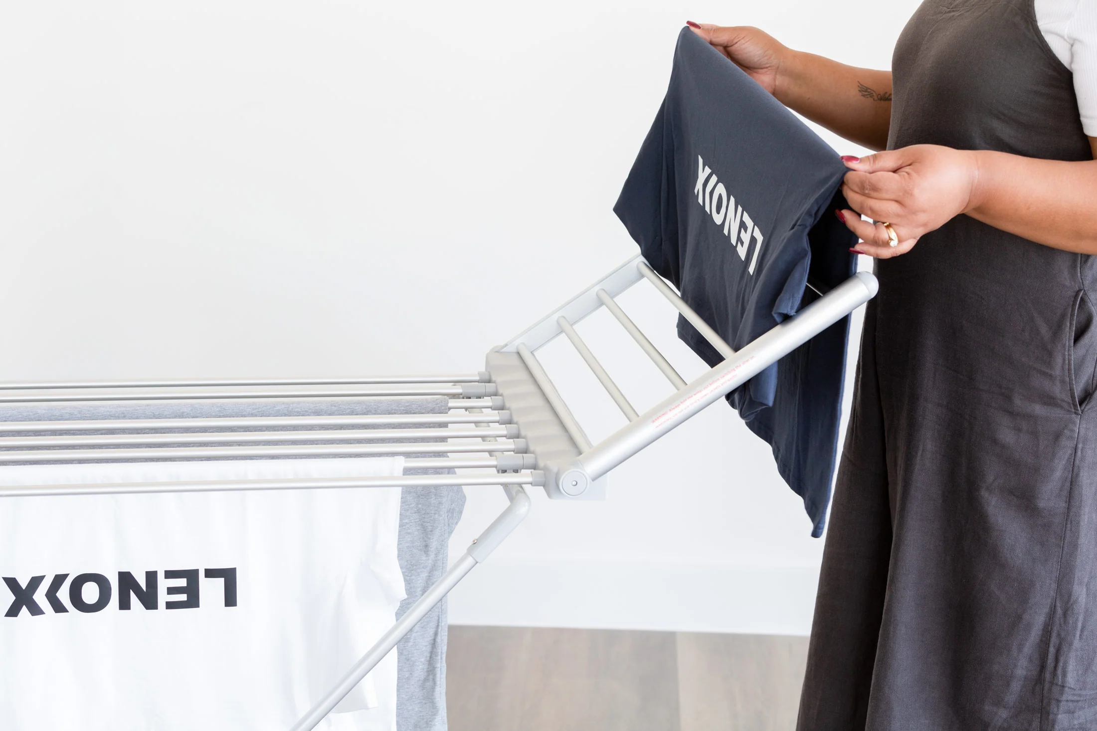 Electric Freestanding Heated Towel and Clothes Rack Dryer