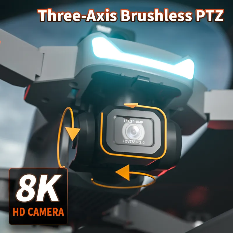 4DRC TG3 PRO Drone - 3-Axis Gimbal GPS Drone with 4K EIS Camera FPV Transmission Brushlessfor Adults