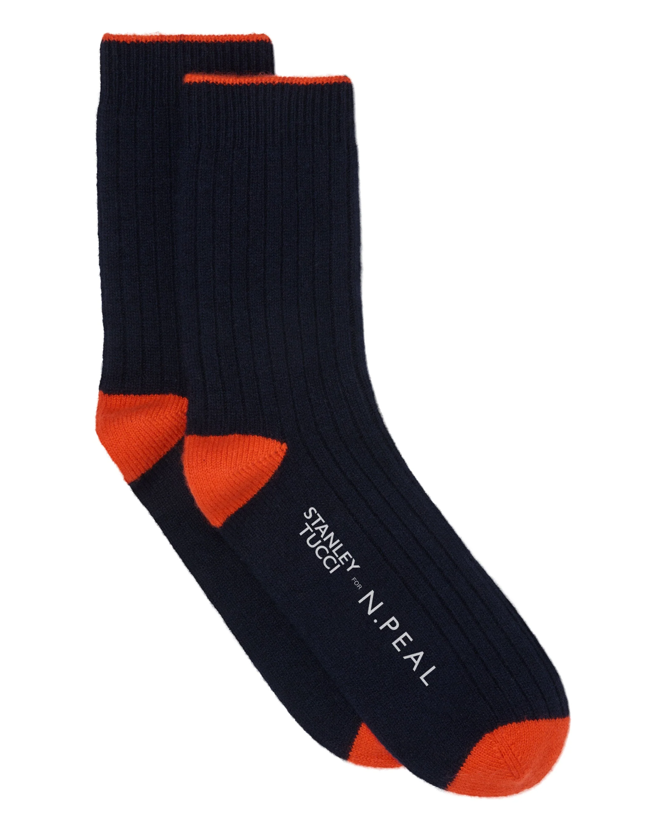 TUCCI TRAVEL SOCK Navy Blue + Tucci Orange