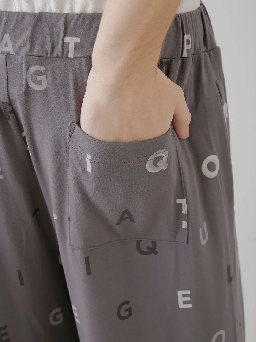Rayon Logo Motif Men's Lounge Pants