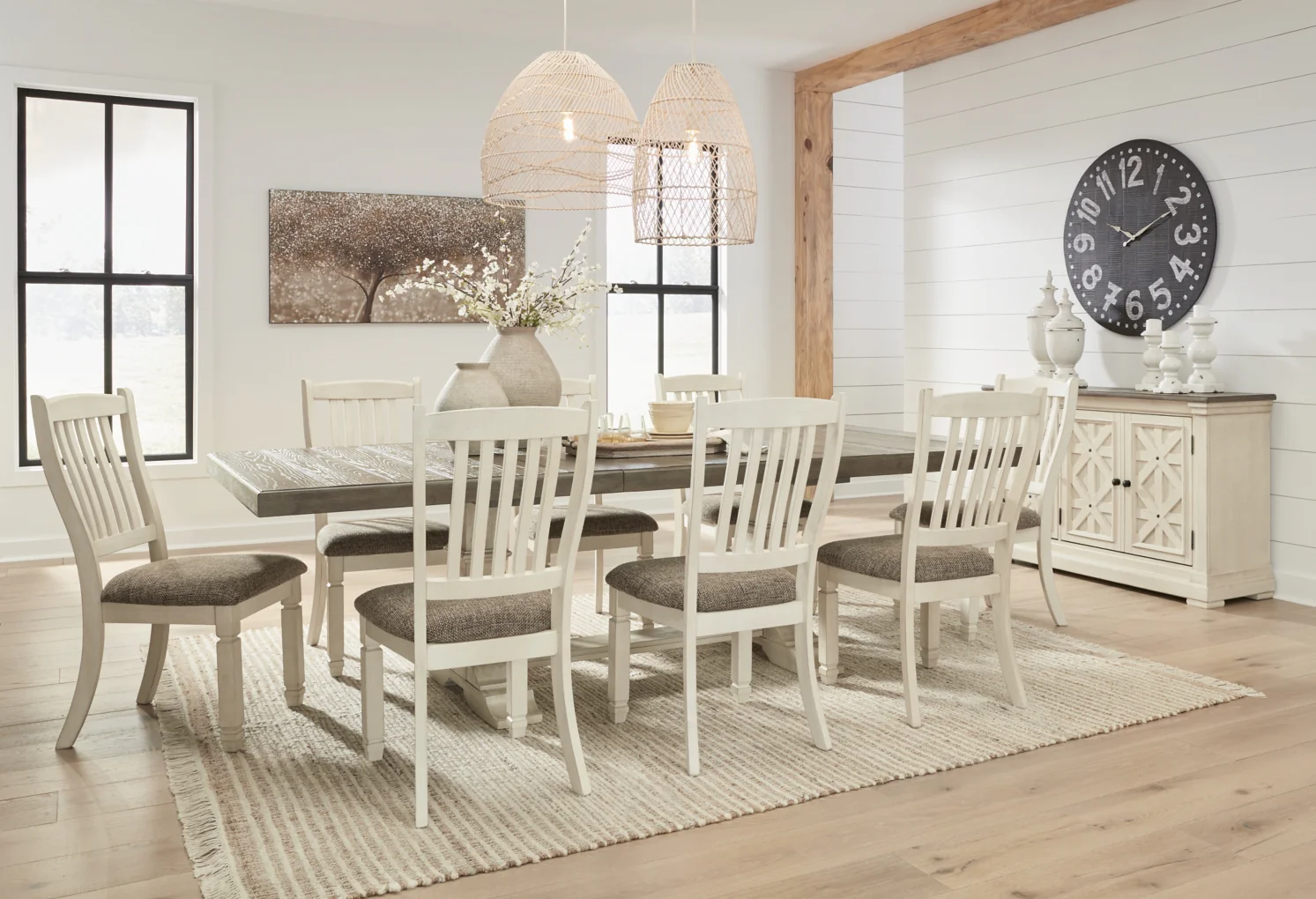 Bolanburg Counter Height Dining Table and Barstools