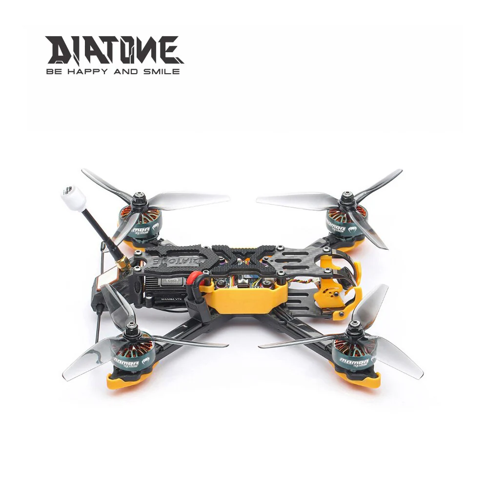 DIATONE Roma F5 V2. Version 4S/6S PNP FPV Drone - F722 APP FC/Flight Controller 50A 32bit Brushless Motor 2306.5 motor