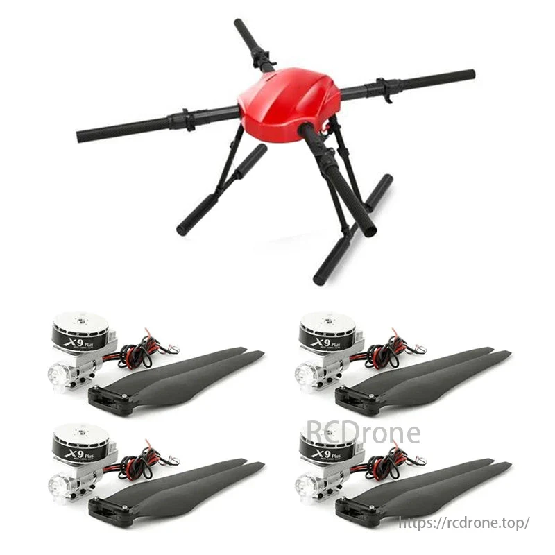 ARRIS M1400 Industrial Drone - 4 Axis Payload 22KG 15KM Long Rang Quadcopter with Hobbwing X9 PLUS Power System for Resuce Mapping Inspection
