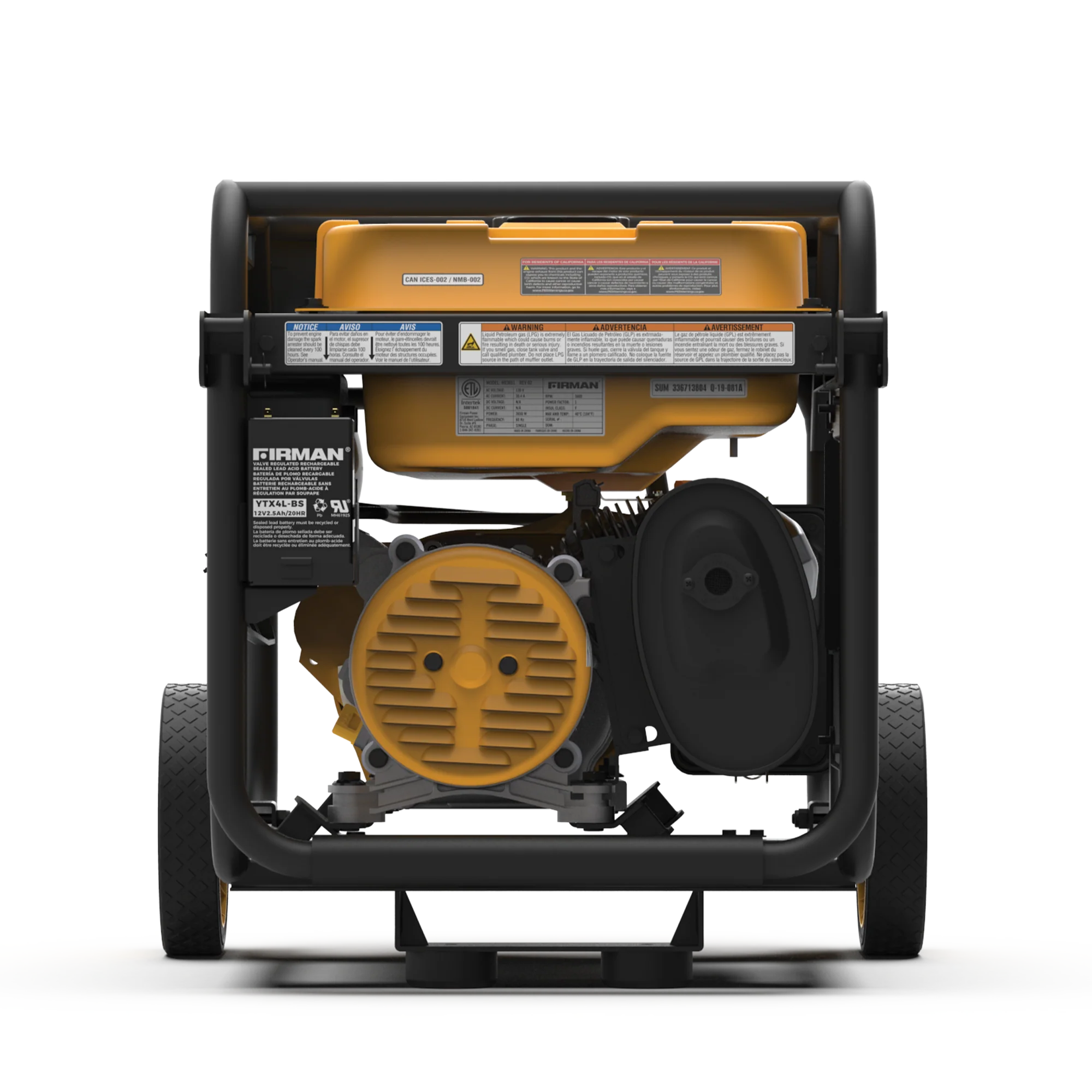 Dual Fuel Portable Generator 3650W Recoil Start