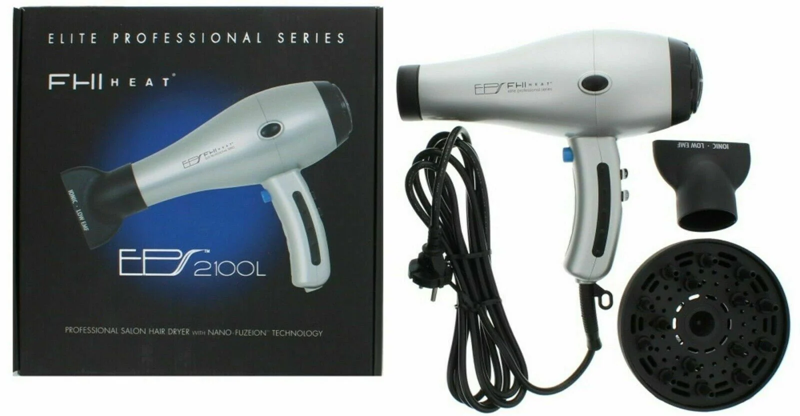 FHI Heat 2100L Elite Professional Series Salon Hair Dryer Diffuser  220 240 Volts 220v 50hz