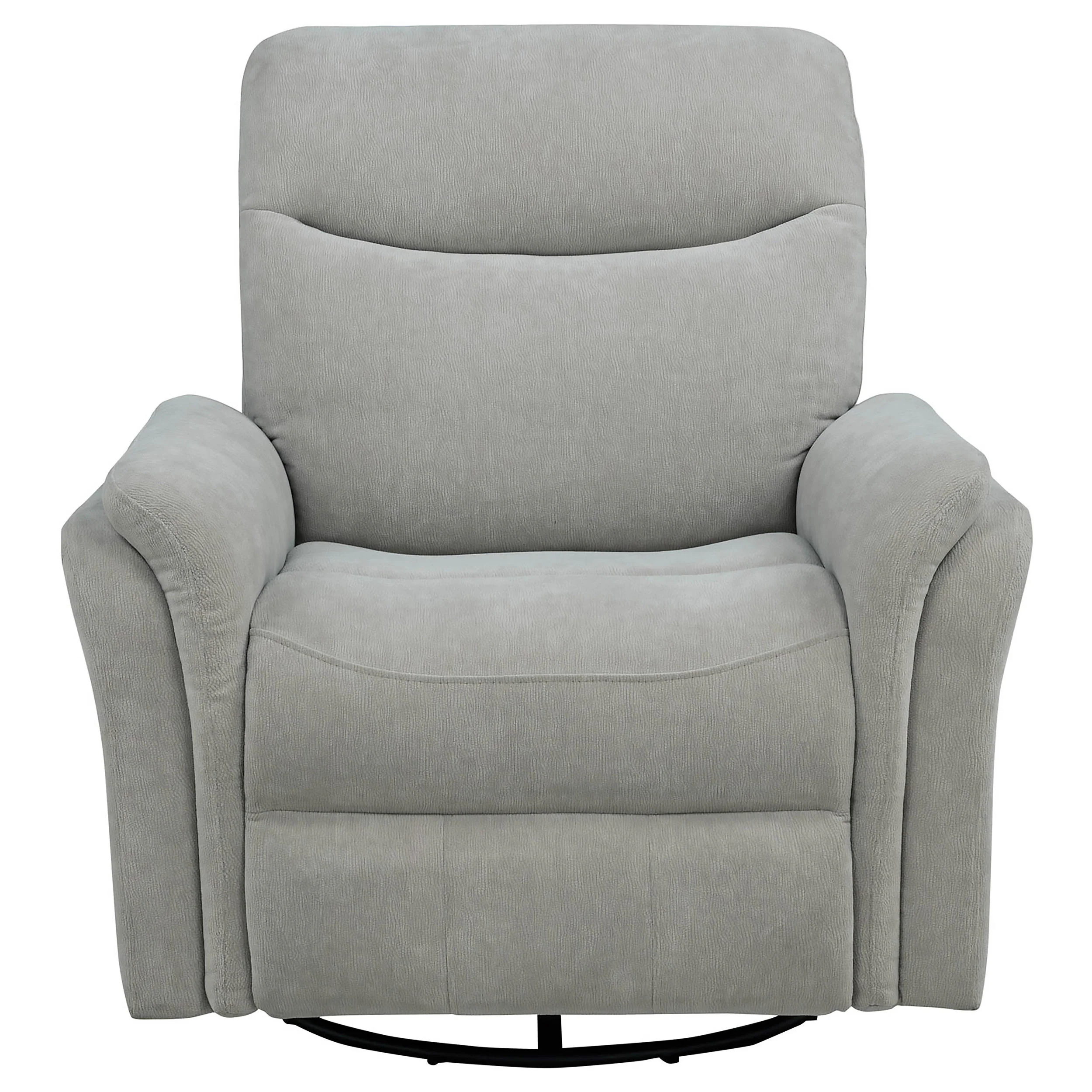 Adler Upholstered Power Swivel Glider Recliner