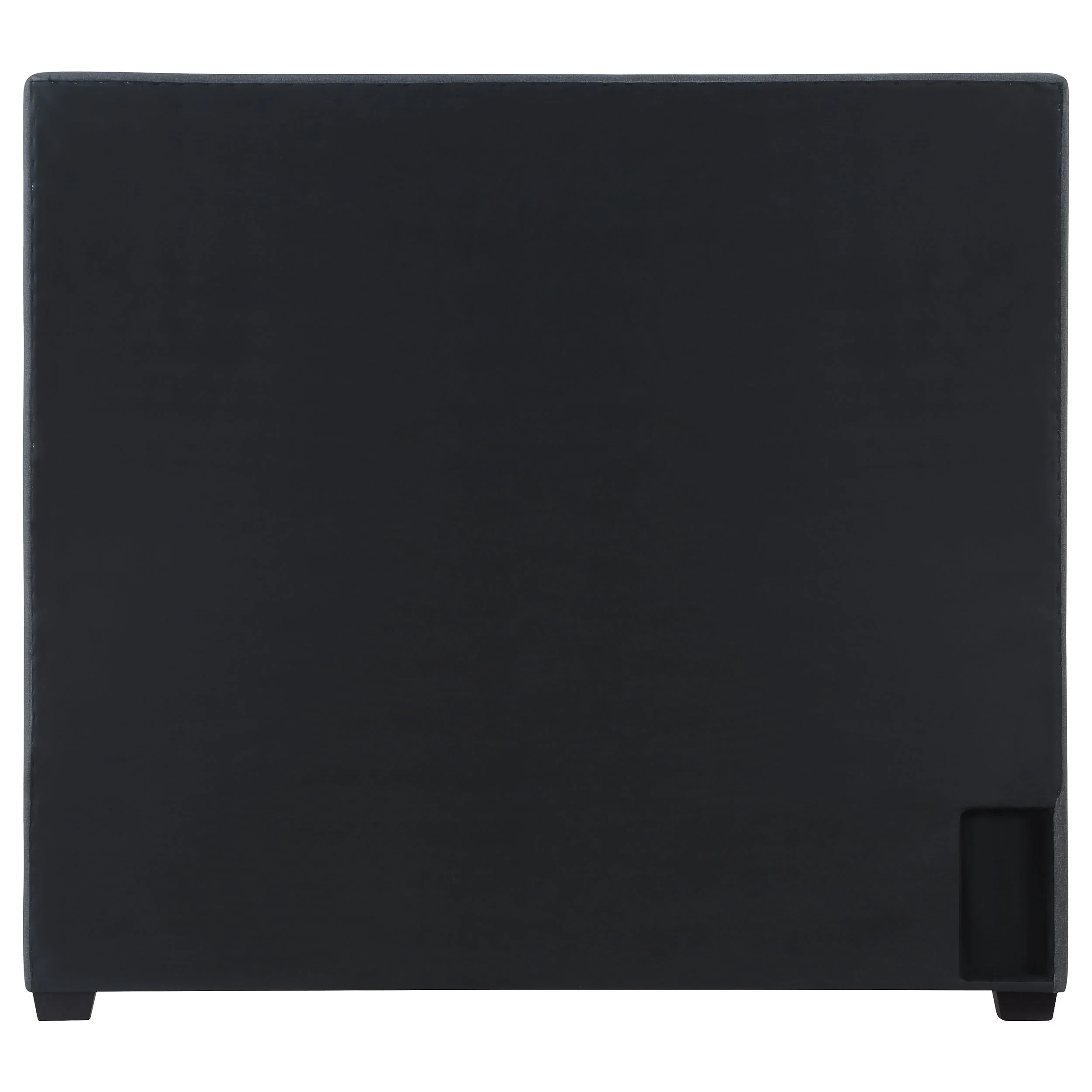 Bowfield Upholstered  Panel Bed Charcoal