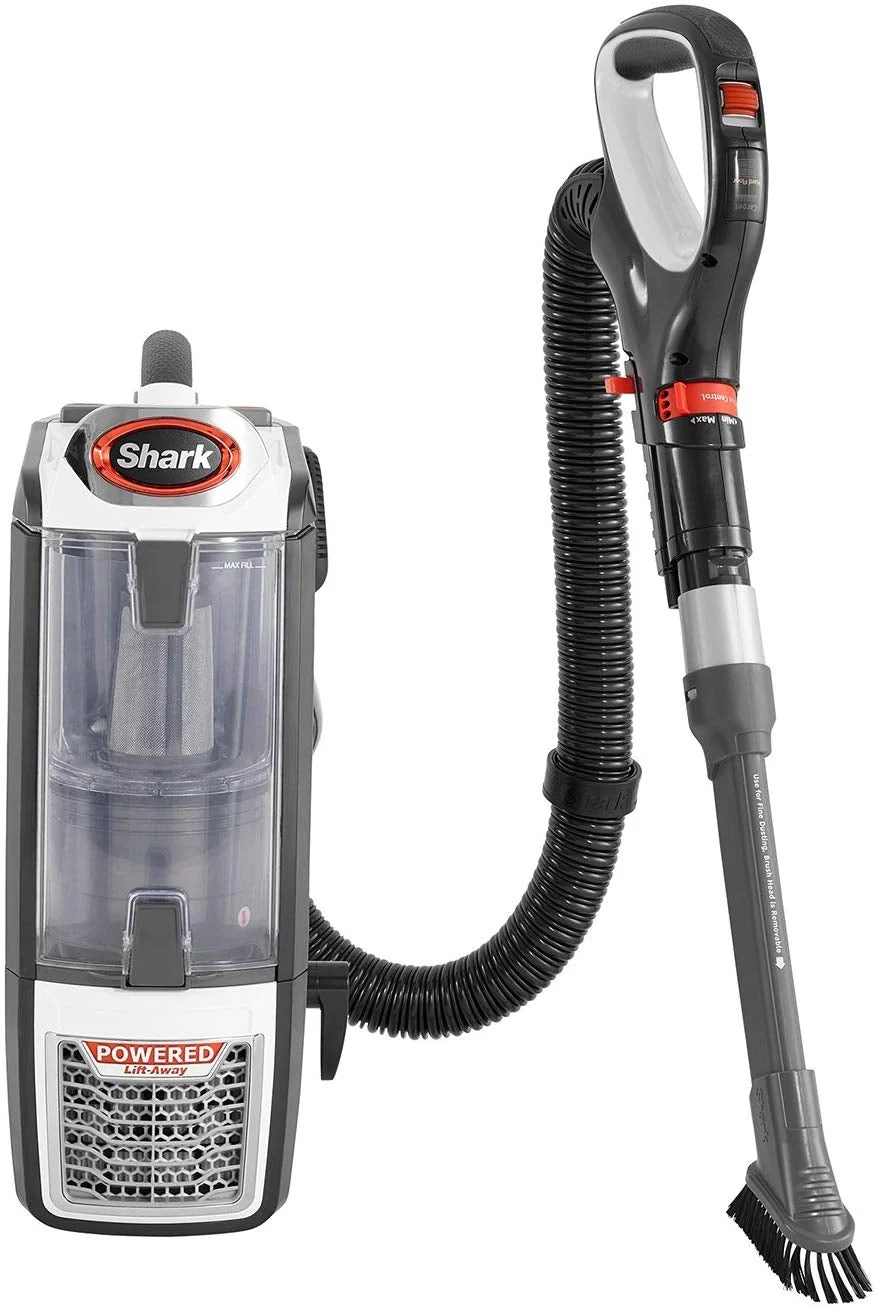 SHARK 220 volt vacuum NV801 UPRIGHT VACUUM CLEANER POWERED LIFT-AWAY, POWERFUL, WHITE AND CHARCOAL GREY 220v 240 volts