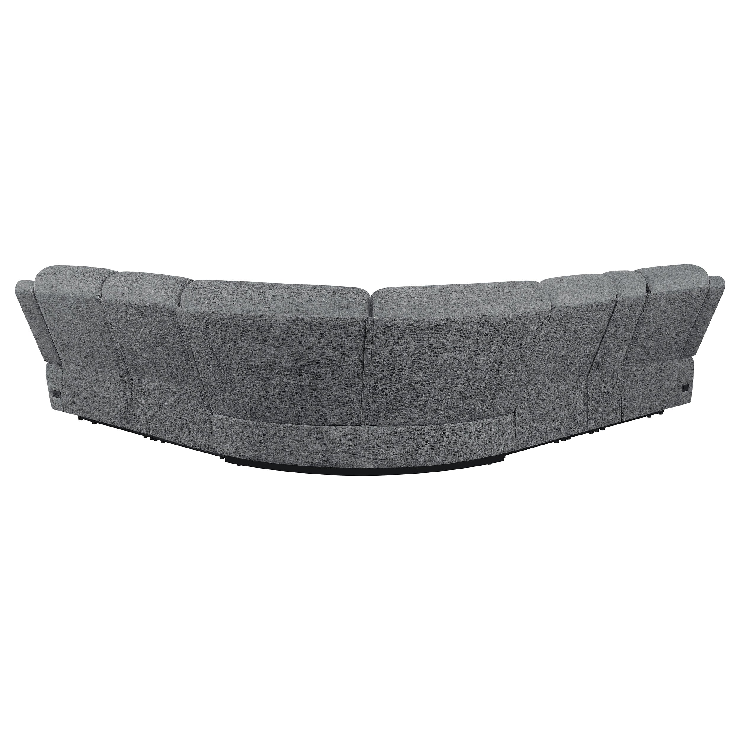 Bahrain  Modular Power Reclining Sectional Charcoal