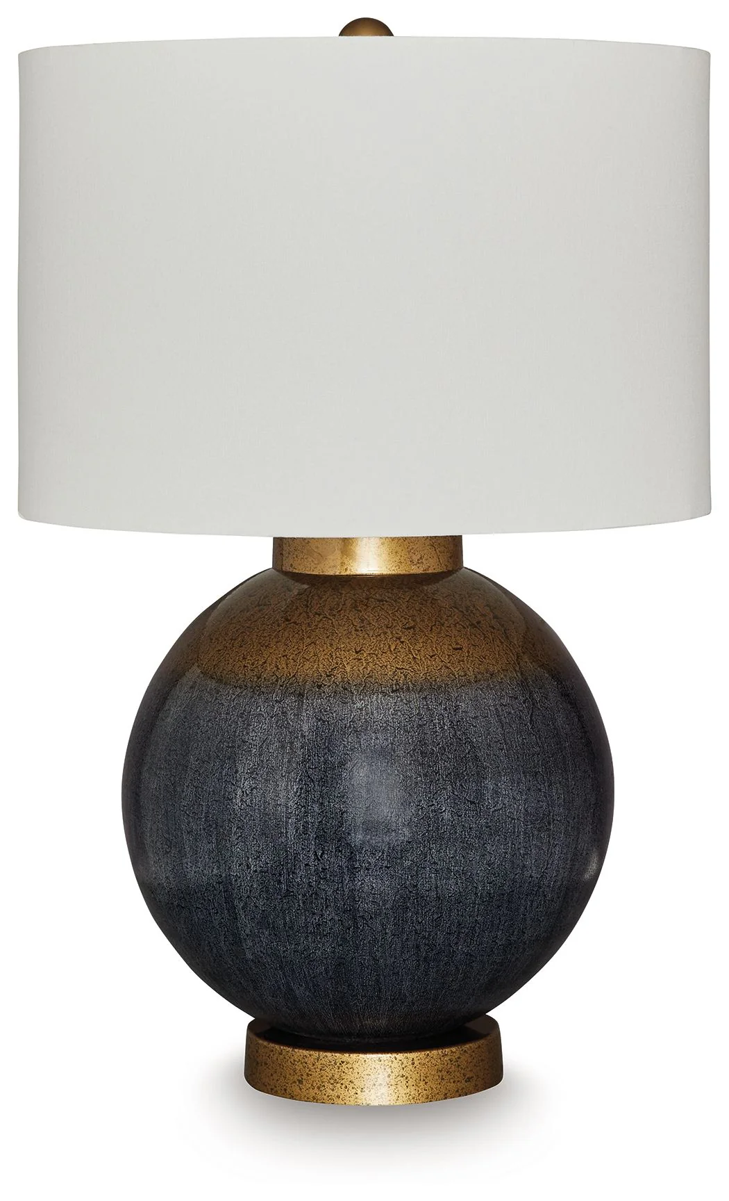 Adara - Metal Table Lamp - Blue / Gold Finish