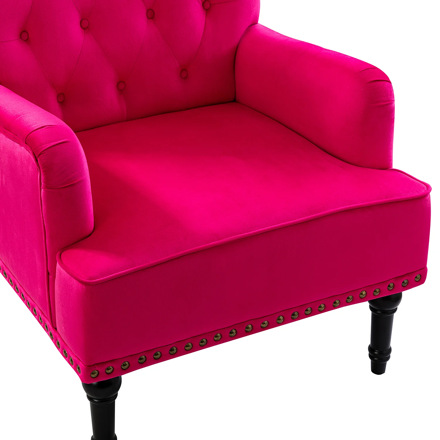 Battista Armchair in Fuchsia