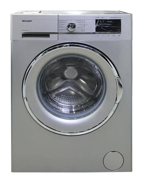 Sharp ES-FS814CX-S 220 volts Washer 8Kg Silver Color 220v 240 volt 50 hz Front Load Washer
