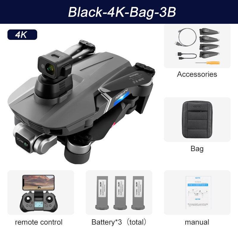 F4S Drone -  6K HD ESC Camera GPS WIFI FPV Brushless  Obstacle Avoidance Four Axis Foldable Remote Control Helicopter Toy Boy Professional Camera Drone