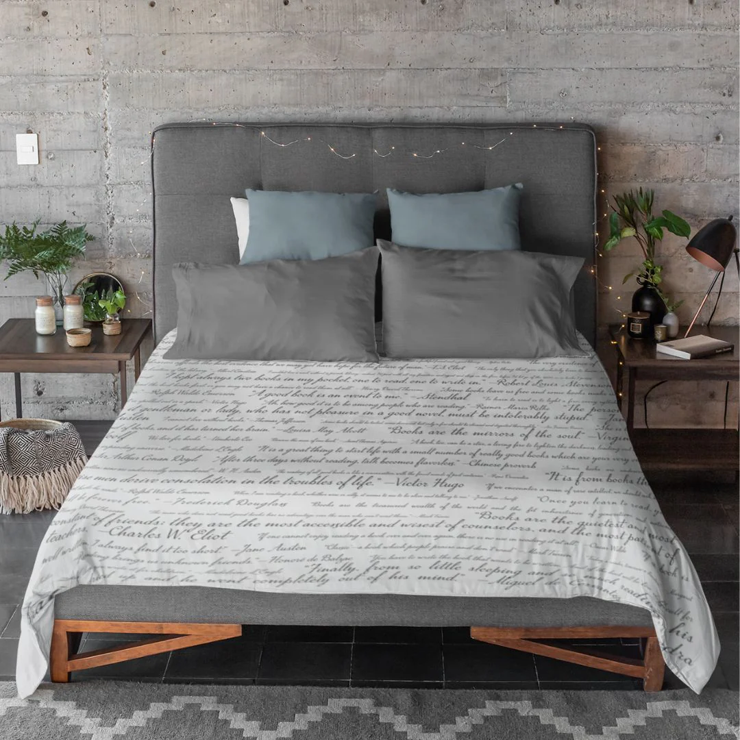 Commit to Lit Duvet Cover