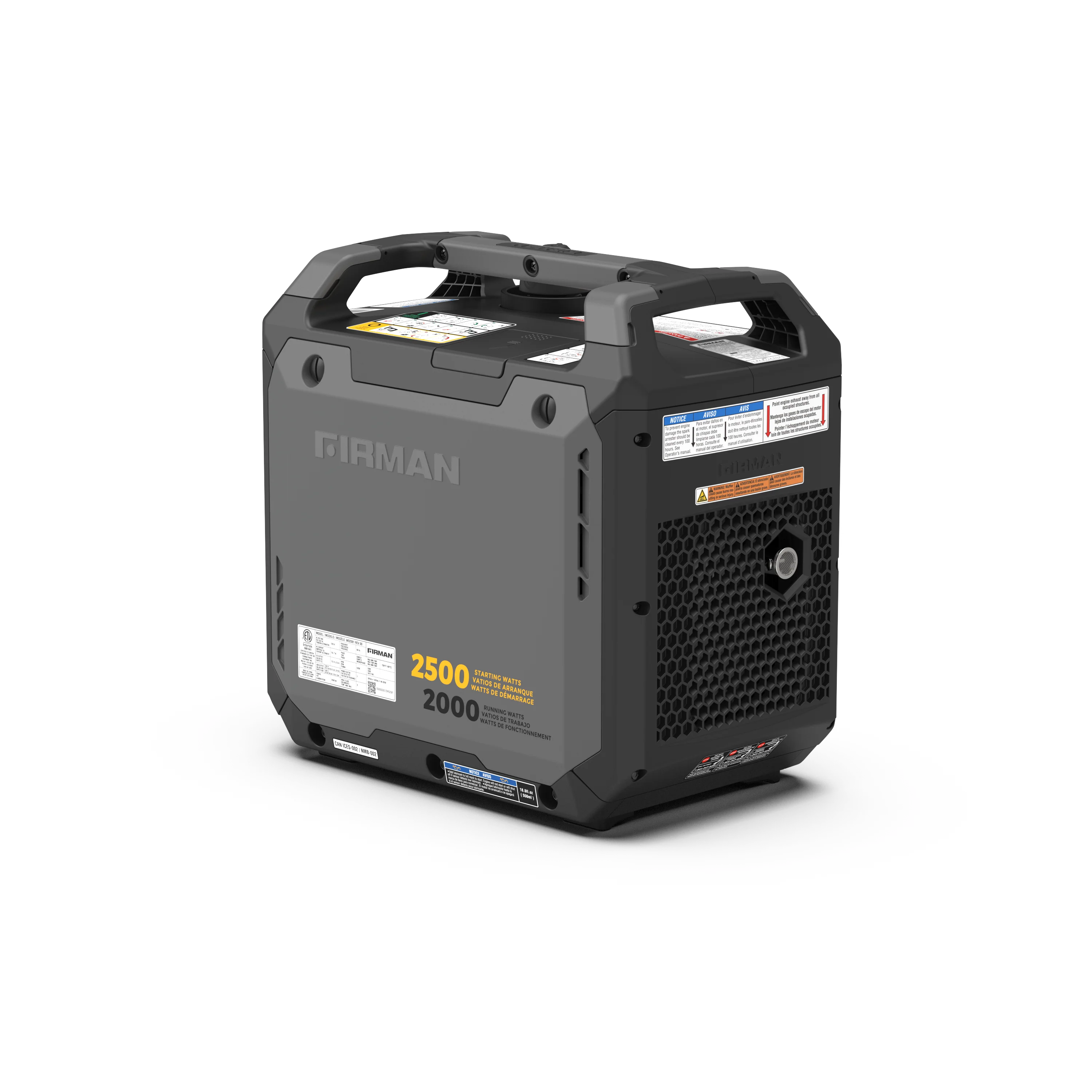Inverter Gas Portable Generator 2500W Recoil Start with CO ALERT