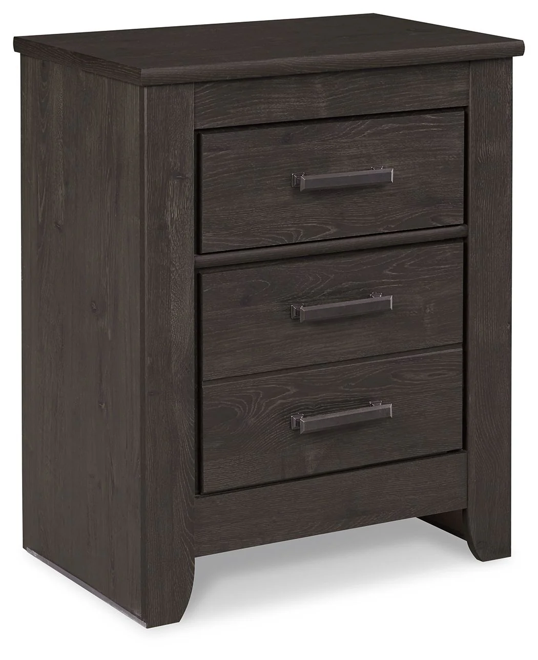 Brinxton - Two Drawer Night Stand - Charcoal