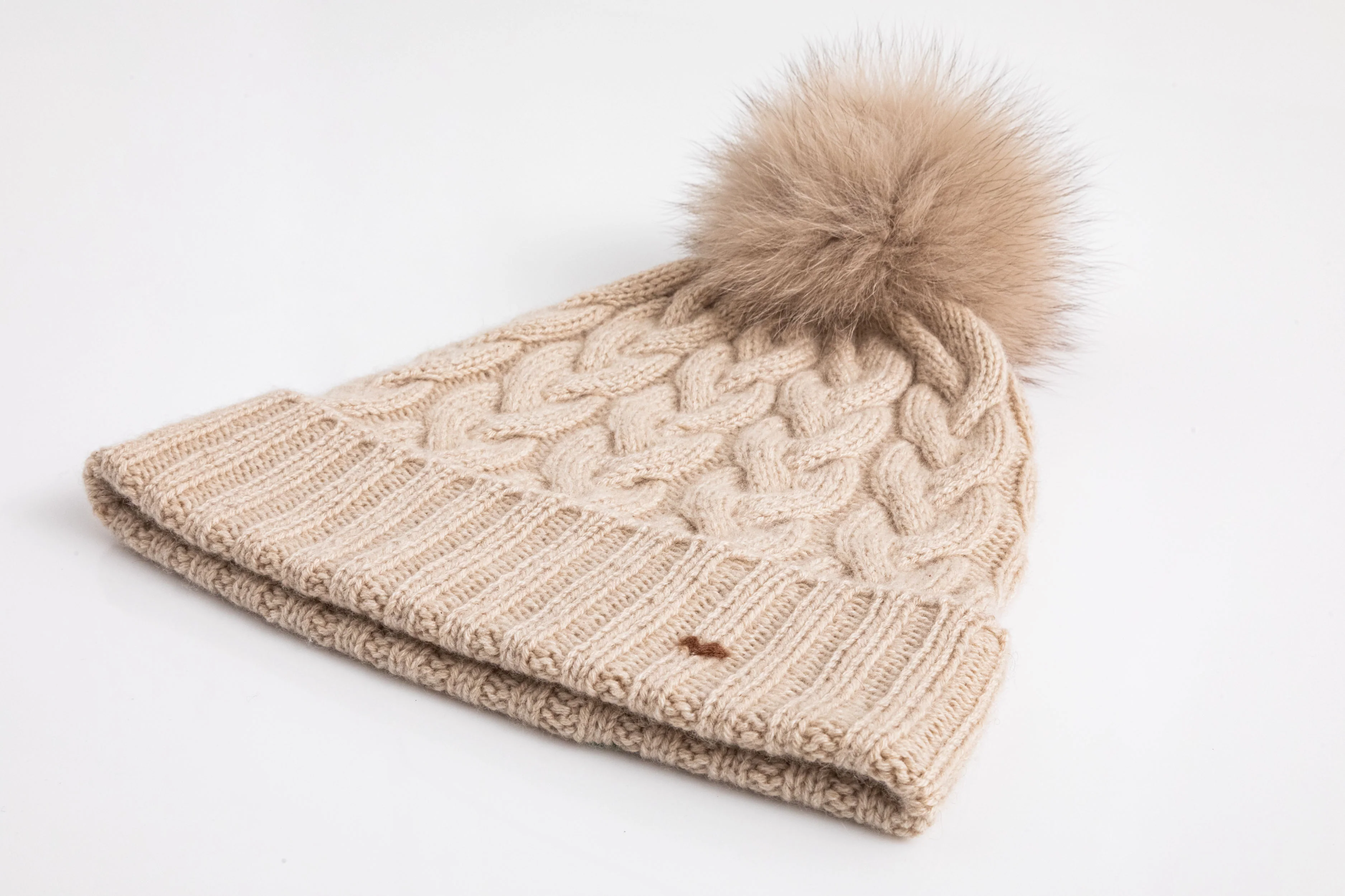 The Braid Beanie - Oatmeal