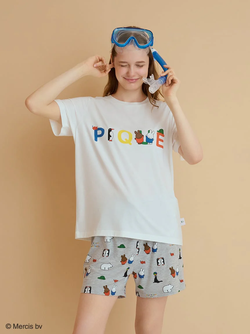 【Dick Bruna】[Cool to the Touch] One-Point T-Shirt