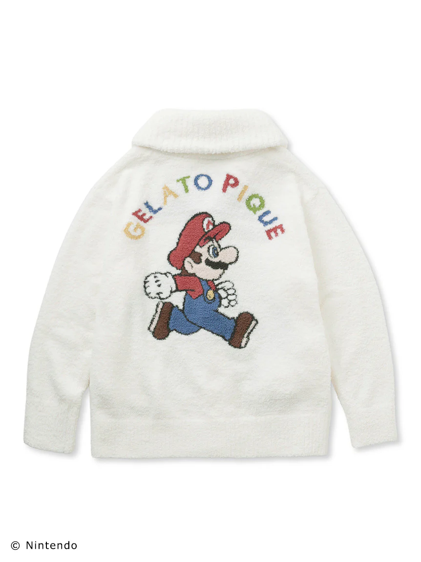 SUPER MARIO™️ UNISEX Baby Moco Jacquard Shawl Cardigan