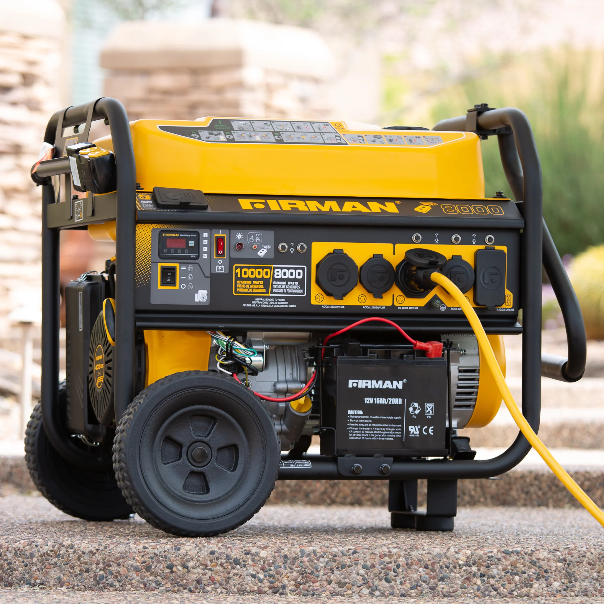 Gas Portable Generator 10000W  Remote Start 120/240V