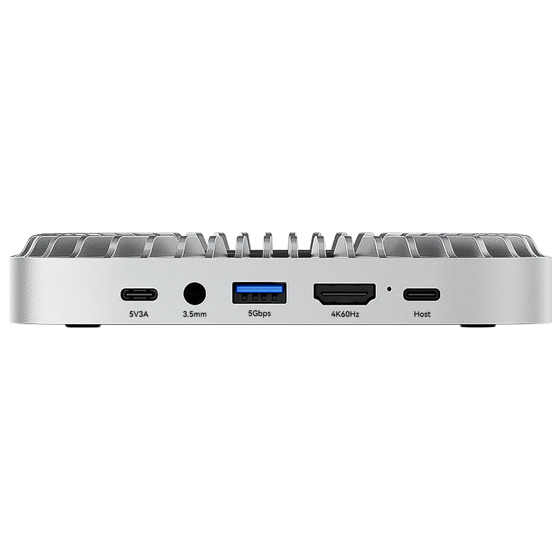MOVESPEED for Mac Mini M4/M4Pro Stand & Hub 10Gbps/40Gbps/80Gbps Transfer, 1TB-4TB SSD Enclosure & Full Port Expansion