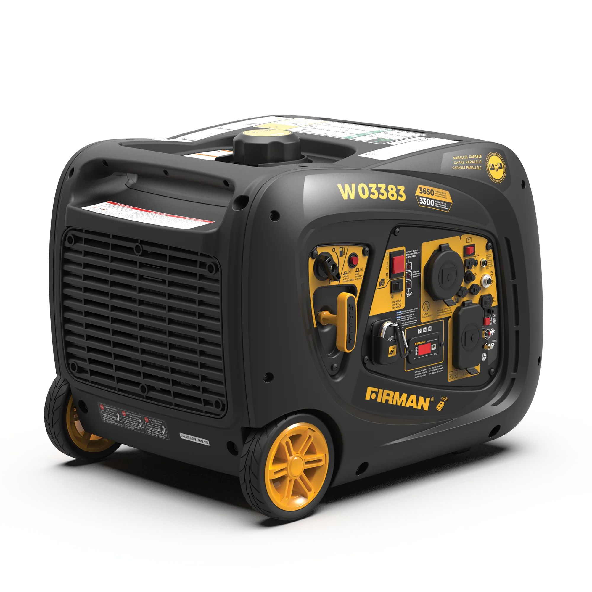 Refurbished Inverter Portable Generator 3650W Remote Start