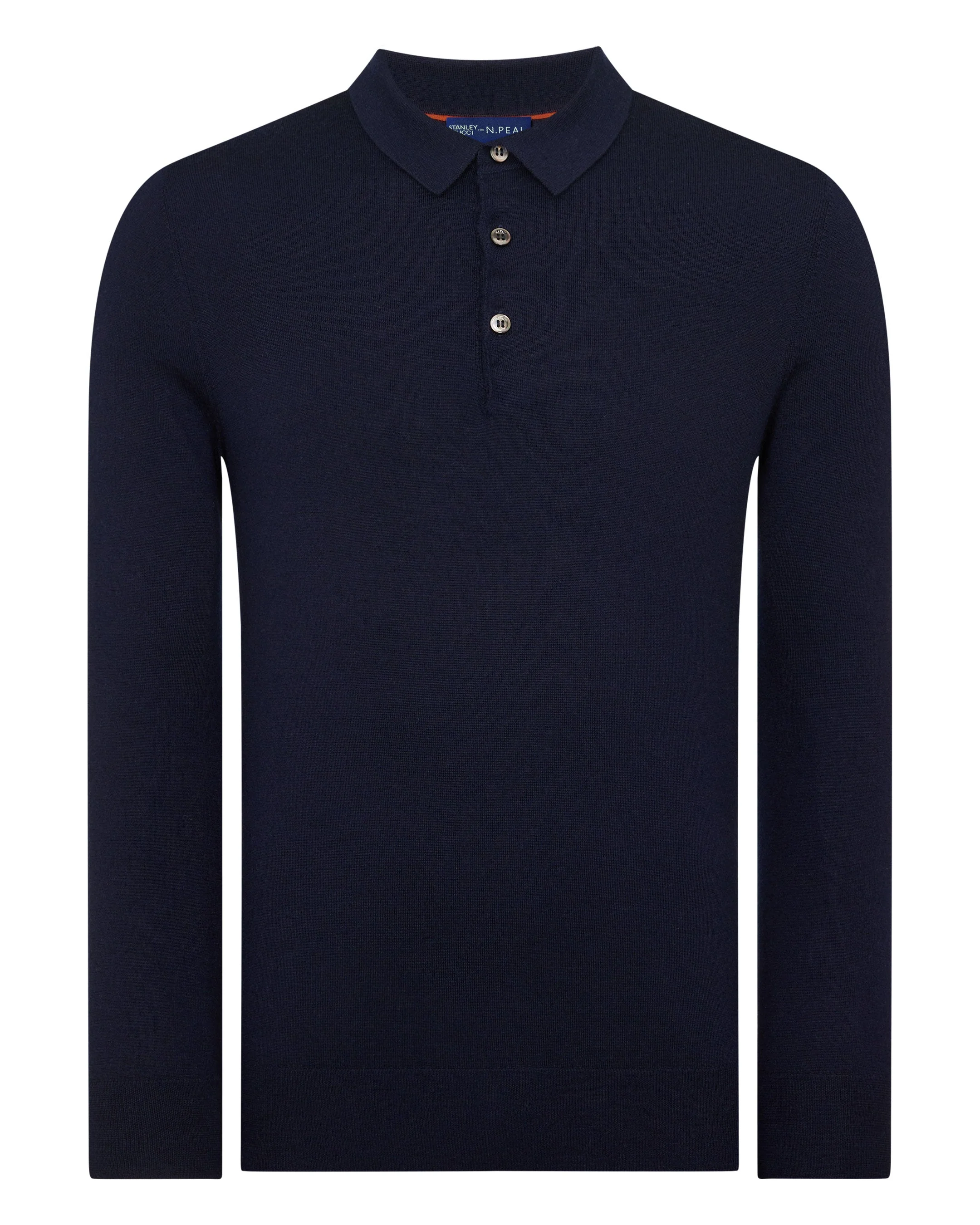 TUCCI SUPERFINE POLO SHIRT Navy Blue