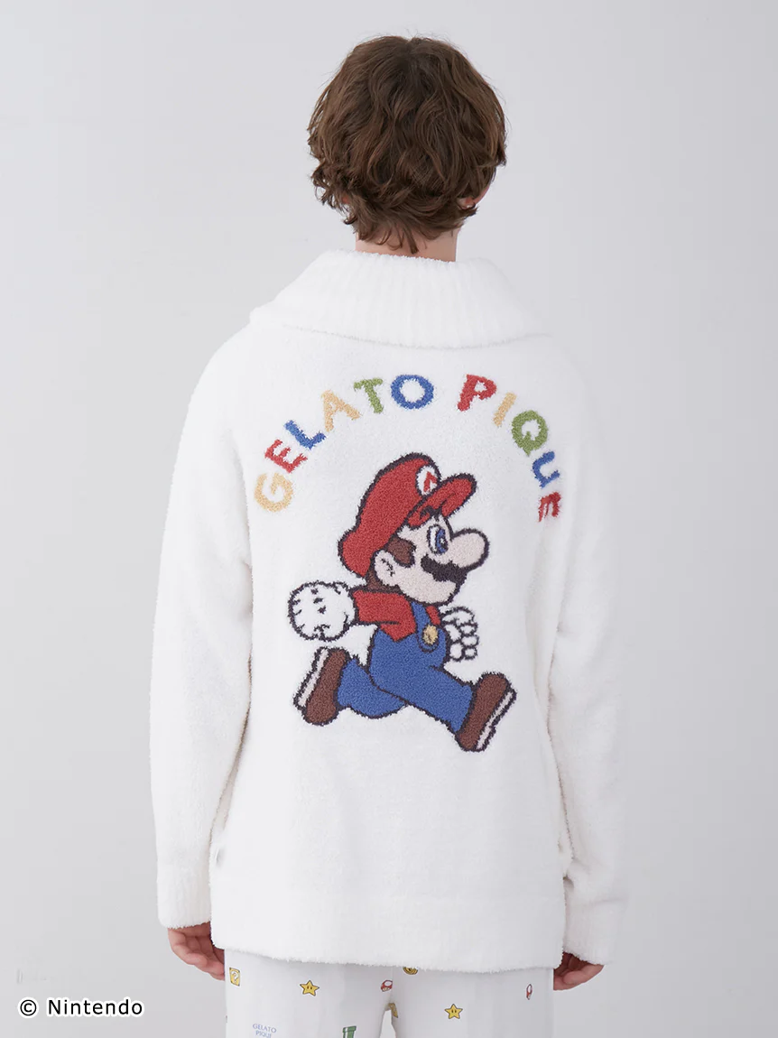SUPER MARIO™️ UNISEX Baby Moco Jacquard Shawl Cardigan