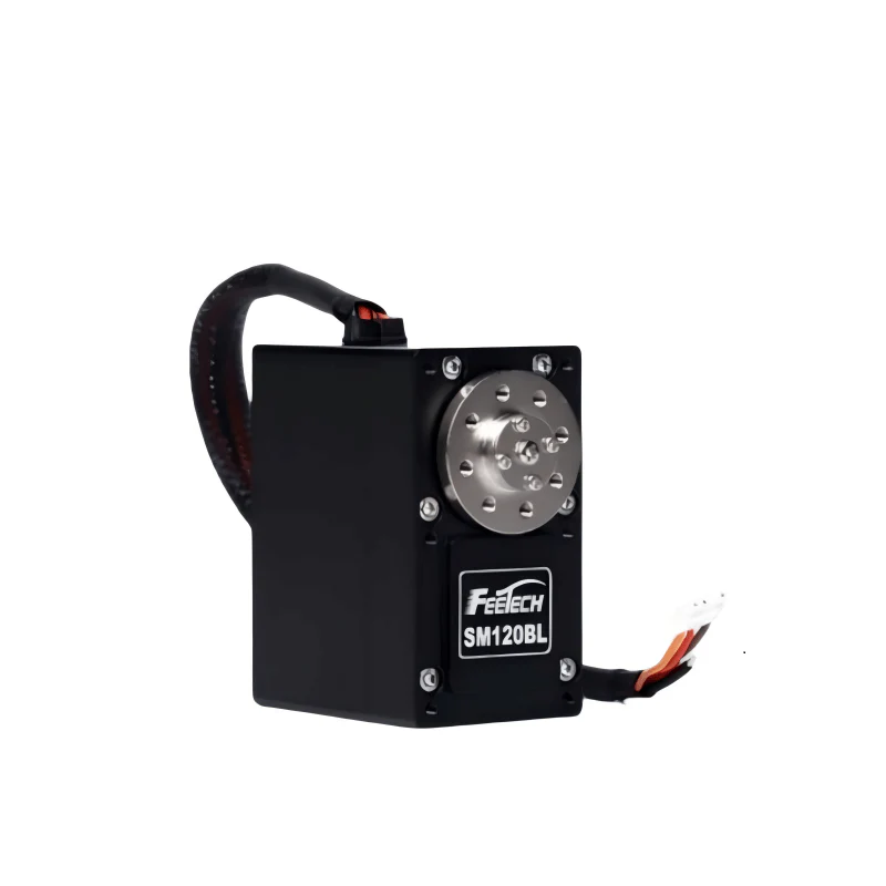 FEETECH SM120BL Servo Motor, 24V RS485 Serial, 120kg.cm Torque, Brushless, Steel Gears, 360° Range, Aluminium 7075