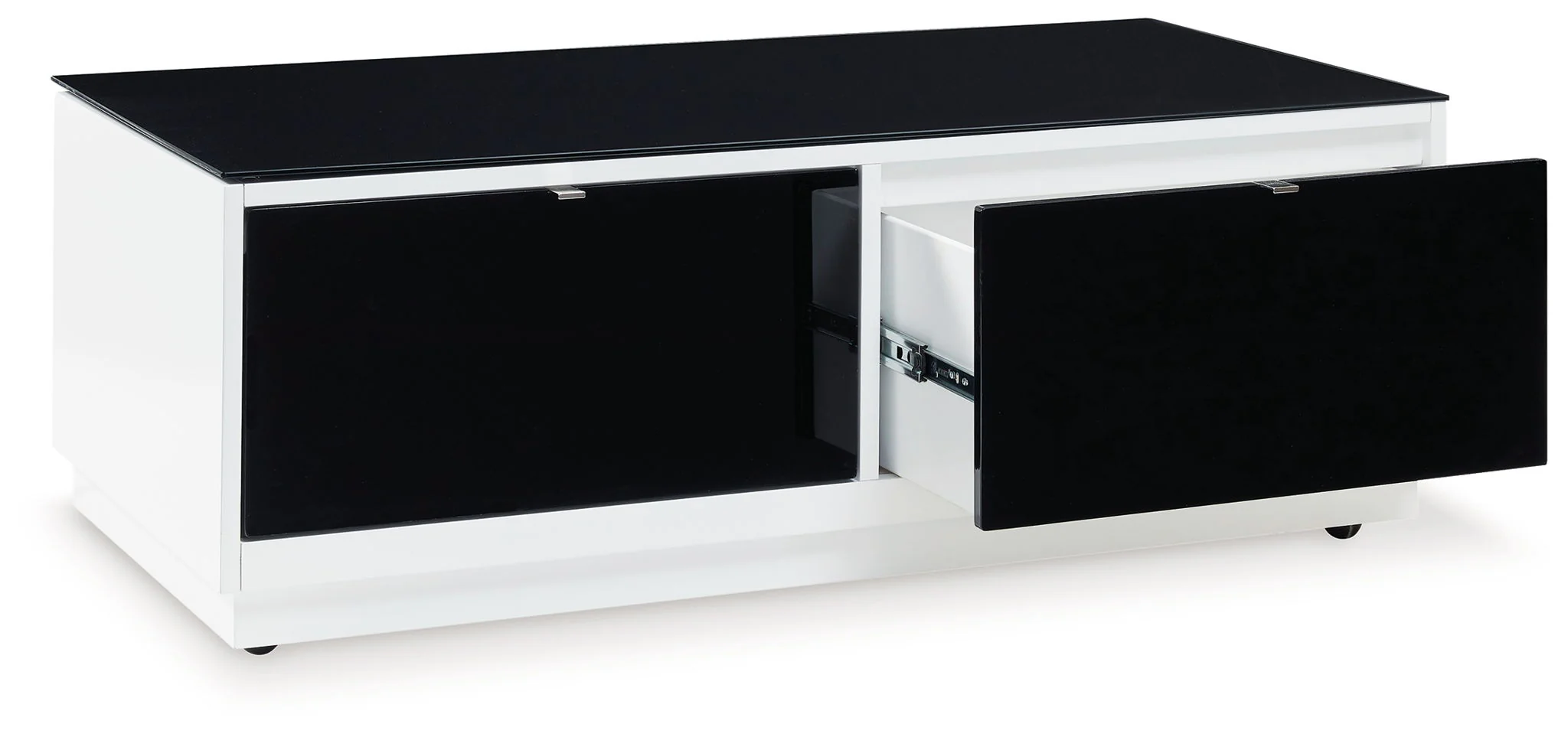 Gardoni - Rectangular Cocktail Table - White / Black
